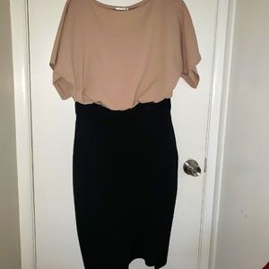 Twofer Dress with A-Symmetrically skirt